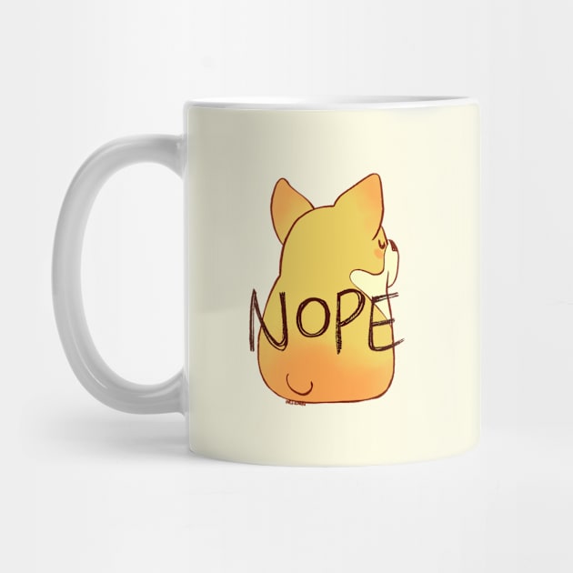 NOPE Corgi by Tacaret